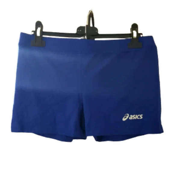 Asics Navy Spandex Swim Shorts Workout Exercise Large - Picture 1 of 5